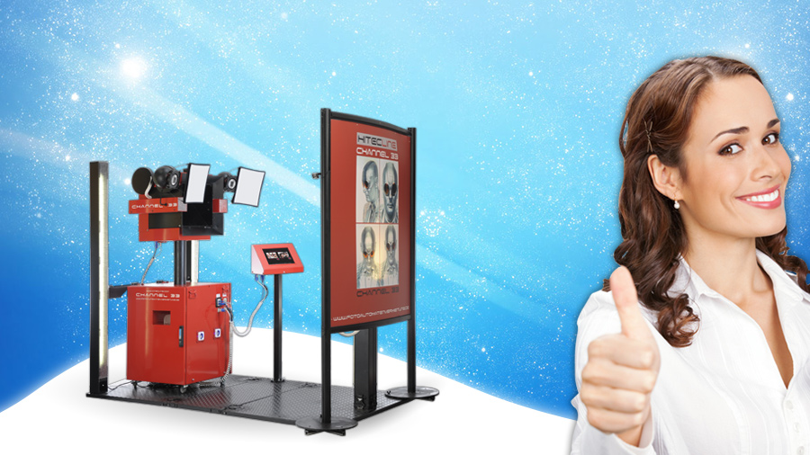 Fotoautomat Verleih : Vollautomatisches Fotostudio