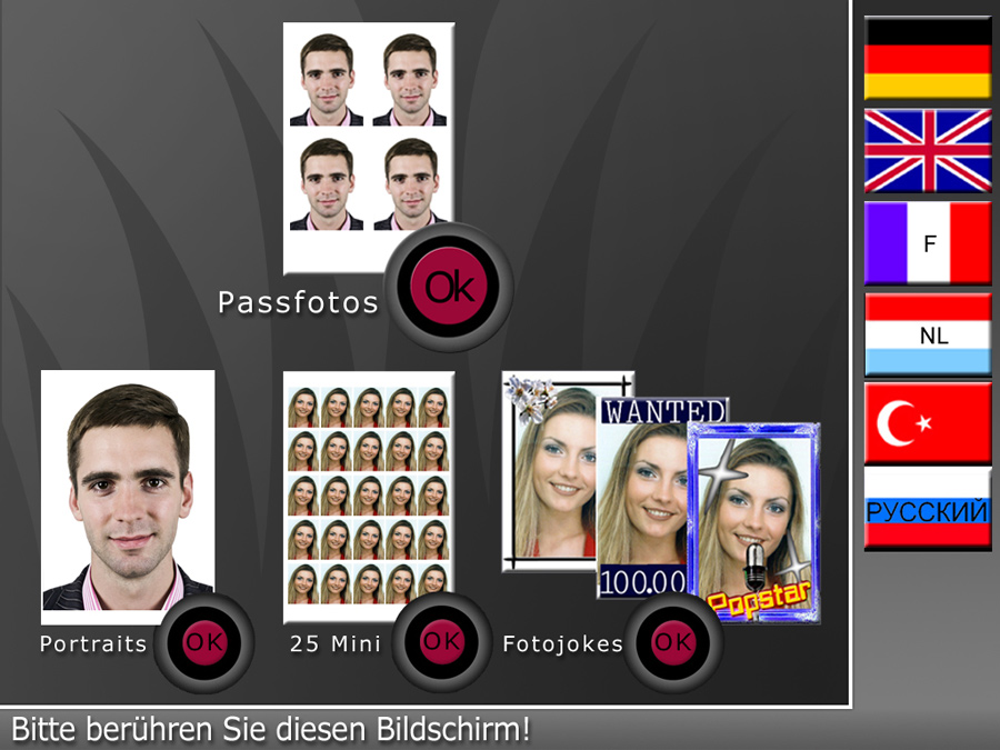 Fotoautomat Produkte : EIN ODER MEHRERE AUSDRUCKSORTEN