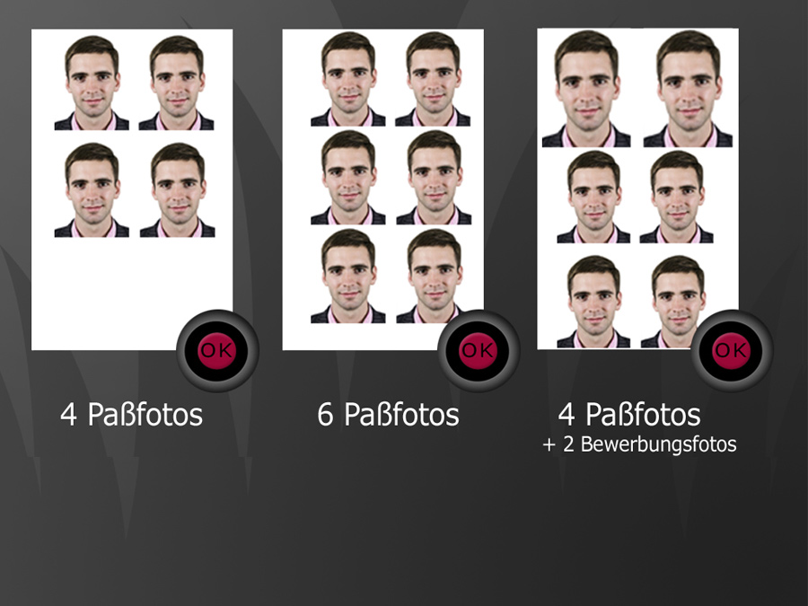Fotoautomat Produkte : EIN ODER MEHRERE AUSDRUCKSORTEN